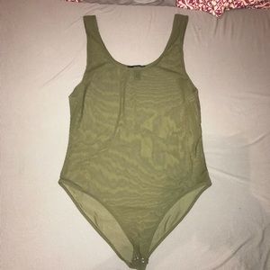 Green Mesh Onesie Never Worn